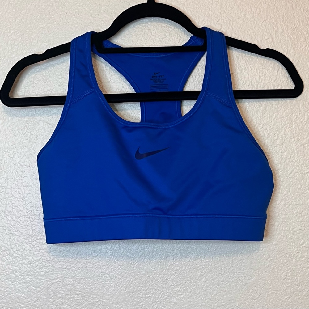 Intimates & Sleepwear Nike Women's Blue Sports Bra Medium Support Dri-Fit